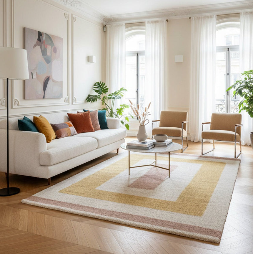 Tapis shaggy épais et confortable DOODLING - AFKliving