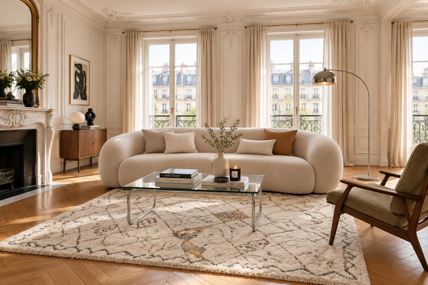 Thick and comfortable tizi Shaggy rugs