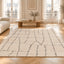 Tapis à poils longs design doux et volumineux TELEIA