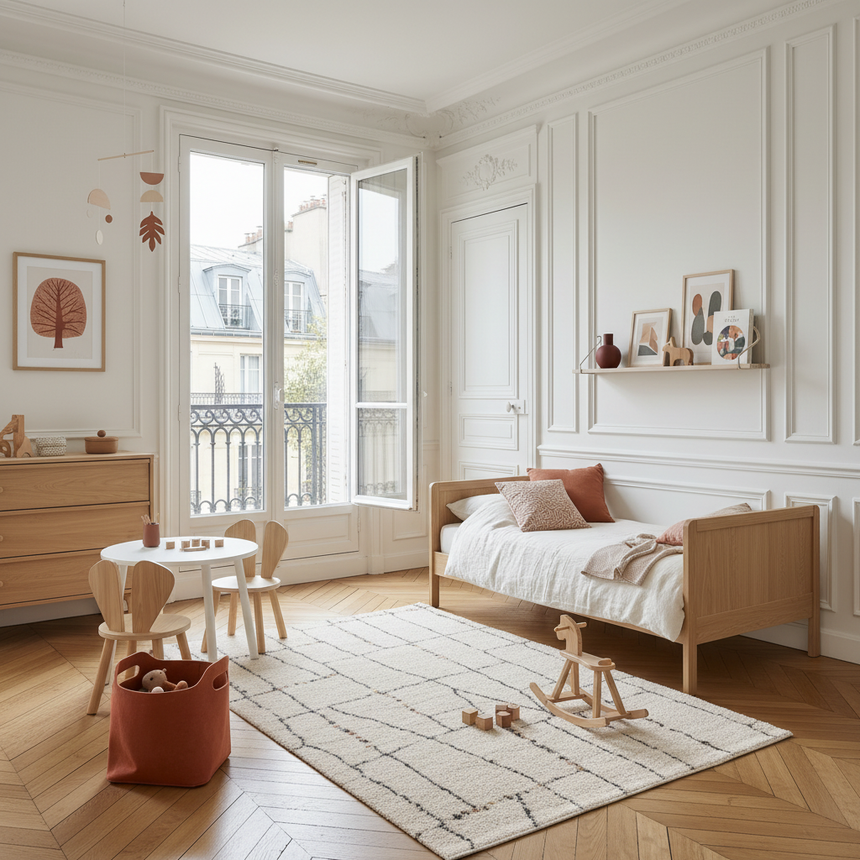 Soft and voluminous design long pile rug TELEIA