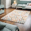 Tapis shaggy ethnique coloré doux et volumineux DJEMAA - AFKliving