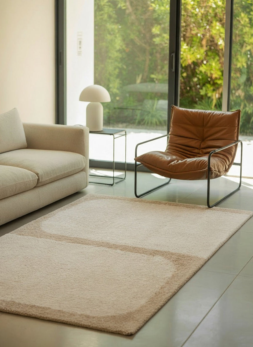 Tapis shaggy très doux en polyester recyclé ROTHKO - AFKliving