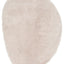 Tapis shaggy ultra - doux effet laine forme galet NUKKA - AFKliving