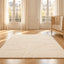 Soft embossed rug in recycled polyester MURMURE