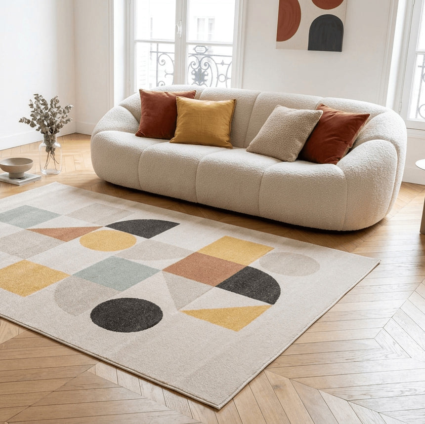 Tapis géométrique doux et confortable MODUL