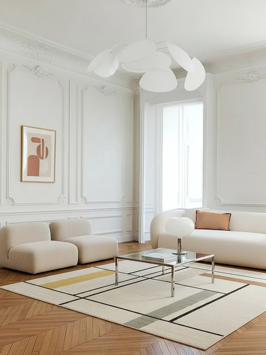 Tapis super doux très graphique PIET - AFKliving