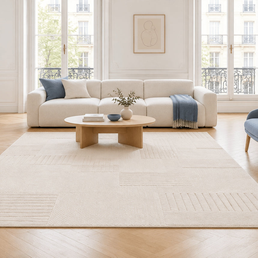 Tapis effet 3D doux et élégant JULES