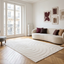 Soft rug with three-dimensional effect in neutral tones TRIANON