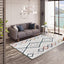 Tapis tissé fin de style contemporain QUADRIS - AFKliving