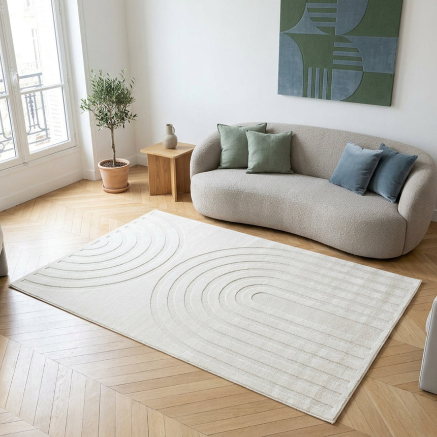 Tapis doux confortable et graphique ARCH