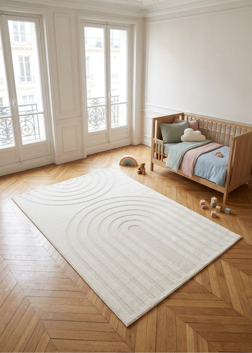 Tapis doux confortable et graphique ARCH