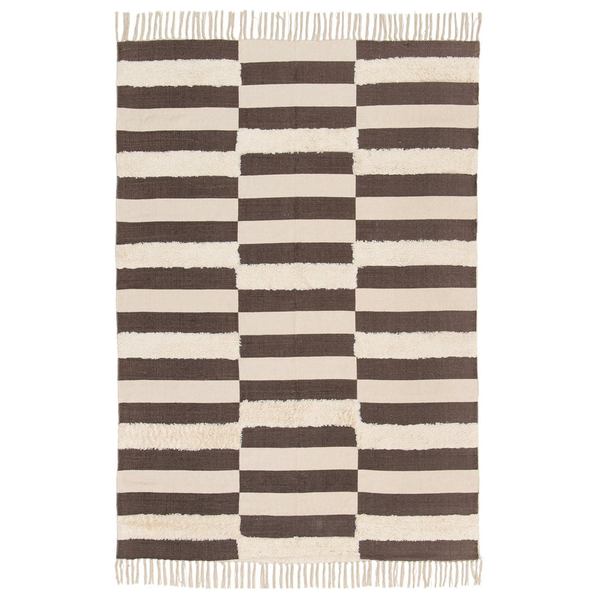 Tapis tufté 100% coton EBONY - AFKliving