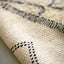 Tapis berbere authentique marocain laine noir blanc Semmarine - AFKliving