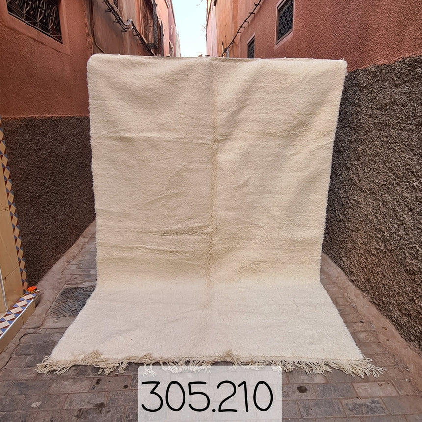Tapis berbere Beni Ouarain pure laine 210 x 305 cm VENDU - AFKliving