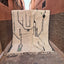 Tapis berbere Beni Ouarain pure laine 238 x 285 cm - AFKliving