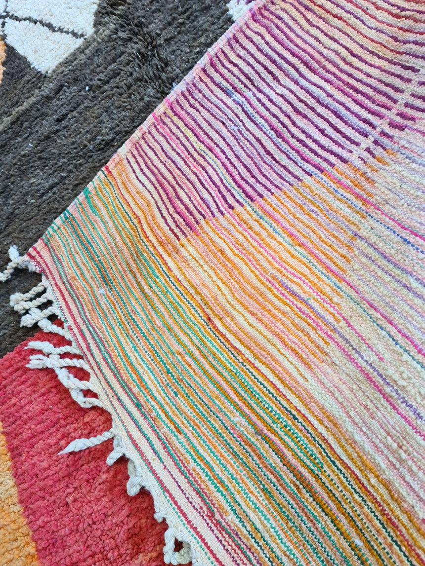 Tapis berbère Boujaad coloré pure laine 170 x 263 cm - AFKliving