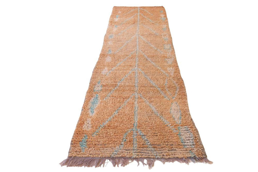 Tapis Berbere marocain pure laine 102 x 296 cm - AFKliving