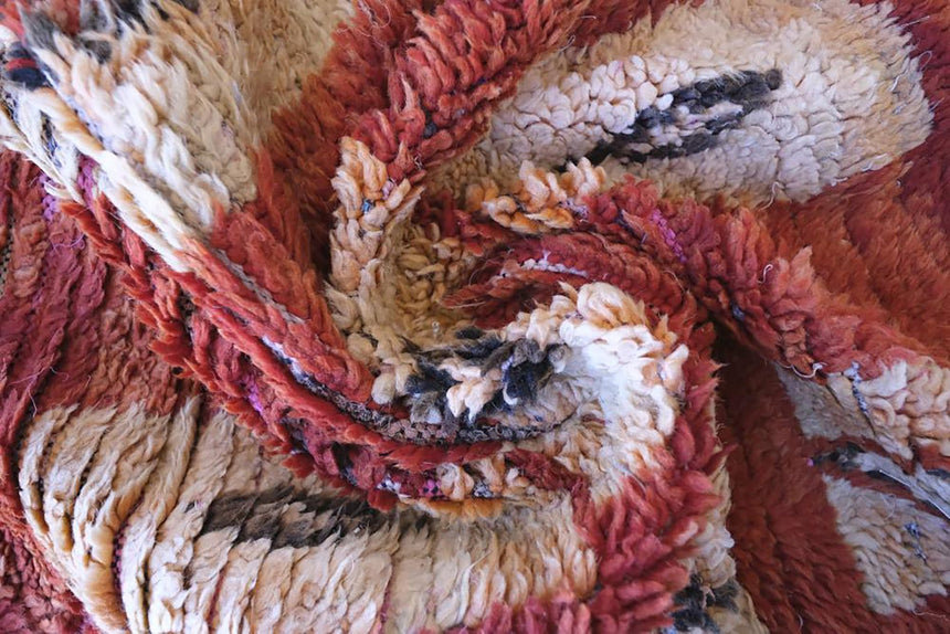 Tapis Berbere marocain pure laine 107 x 235 cm - AFKliving
