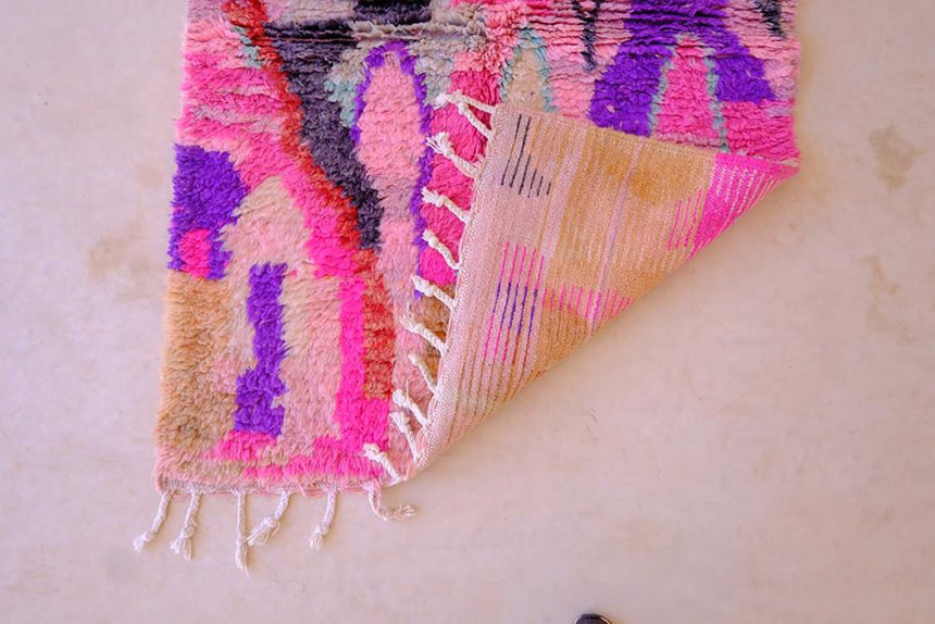 Tapis Berbere marocain pure laine 112 x 167 cm - AFKliving