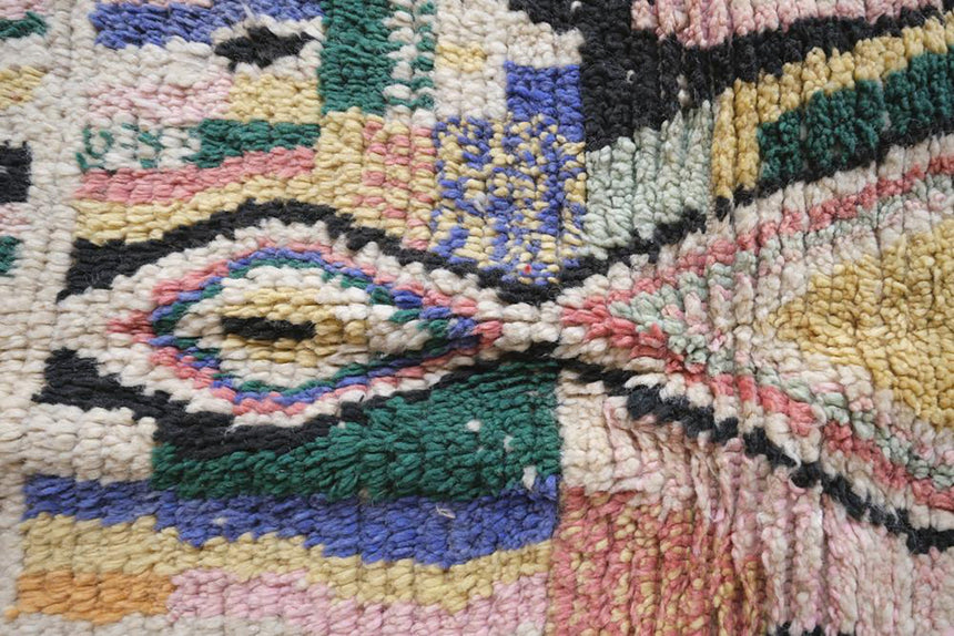 Tapis Berbere marocain pure laine 116 x 168 cm VENDU - AFKliving