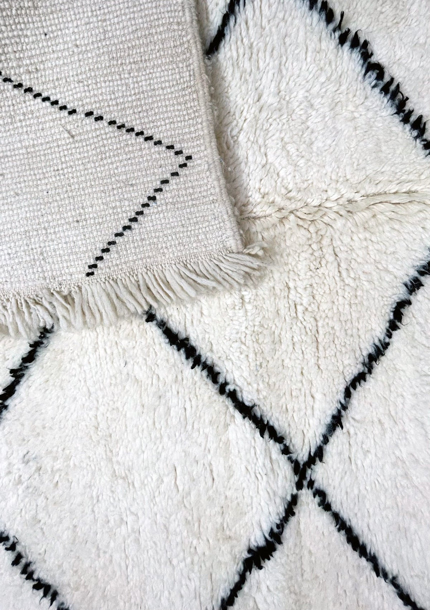 Tapis berbère marocain pure laine 120 x 250 cm - AFKliving