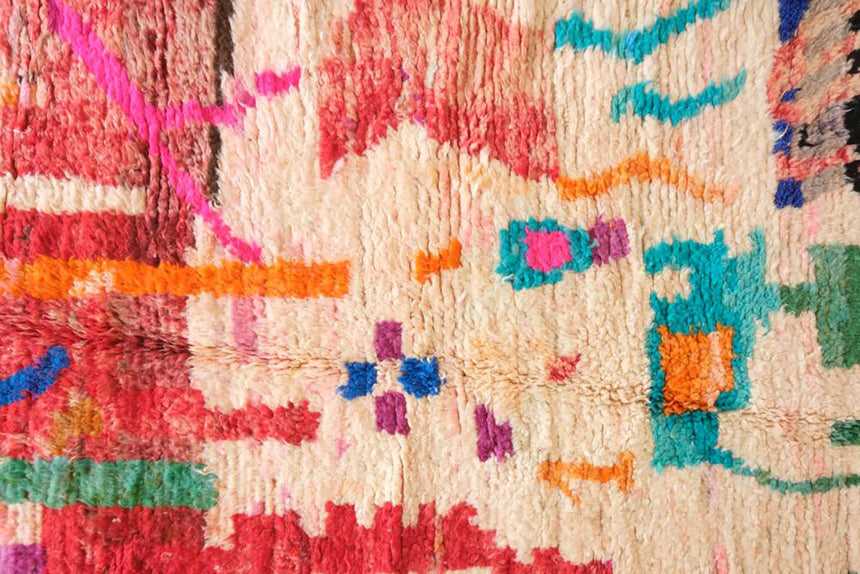 Tapis Berbere marocain pure laine 142 x 172 cm VENDU - AFKliving