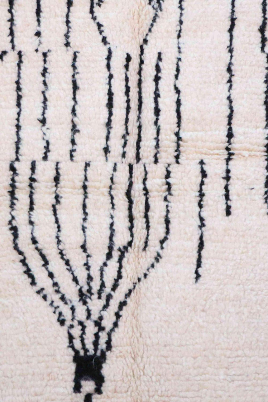 Tapis Berbere marocain pure laine 142 x 256 cm - AFKliving