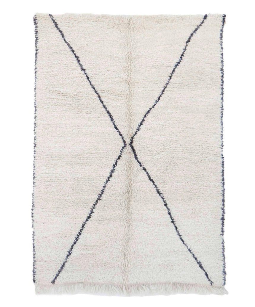Tapis Berbère marocain pure laine 143 x 214 cm - AFKliving