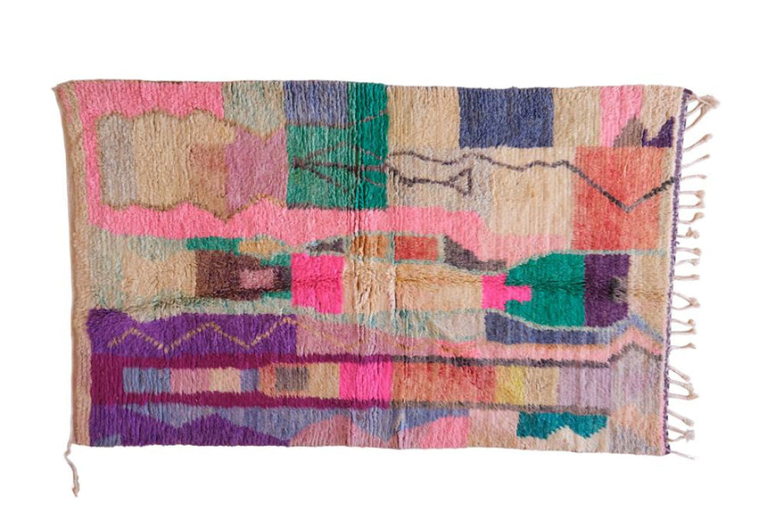 Tapis Berbere marocain pure laine 150 x 248 cm - AFKliving