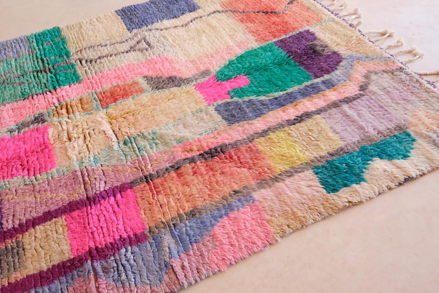 Tapis Berbere marocain pure laine 150 x 248 cm - AFKliving