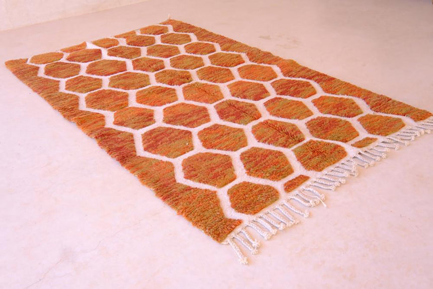 Tapis Berbere marocain pure laine 154 x 251 cm - AFKliving