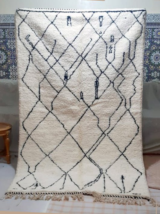 Tapis berbère marocain pure laine 160x230 VENDU - AFKliving