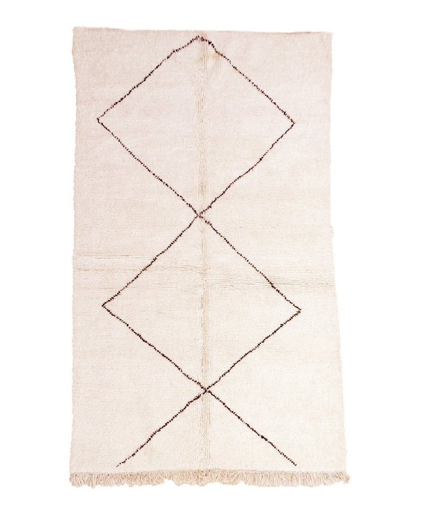 Tapis Berbere marocain pure laine 161 x 267 cm - AFKliving