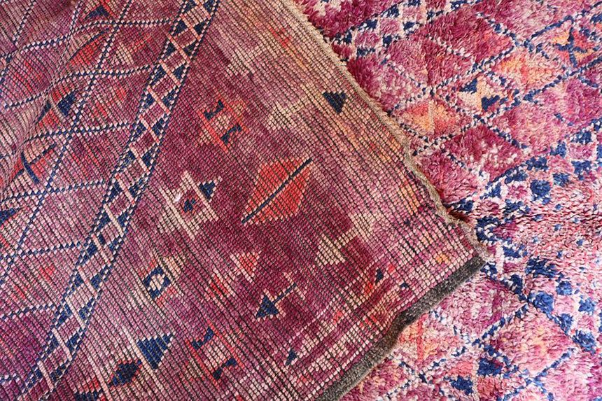 Tapis Berbere marocain pure laine 186 x 367 cm - AFKliving