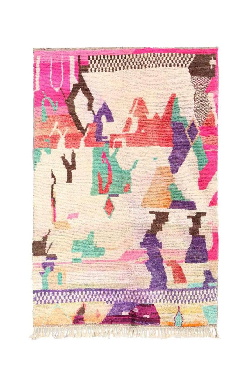 Tapis Berbere marocain pure laine 197 x 291 cm - AFKliving