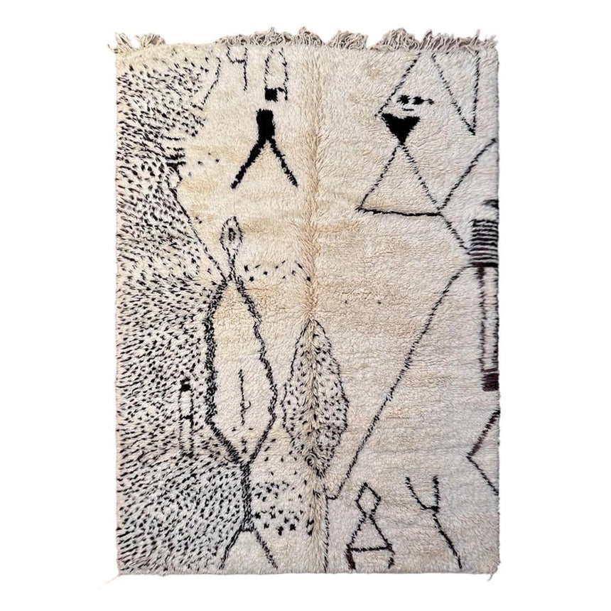 Tapis Berbere marocain pure laine 200 x 310 cm - AFKliving