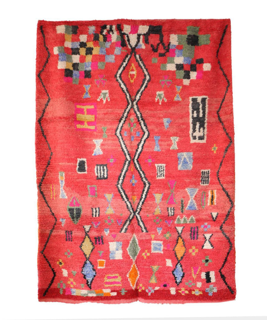 Tapis Berbere marocain pure laine 207 x 304 cm VENDU - AFKliving