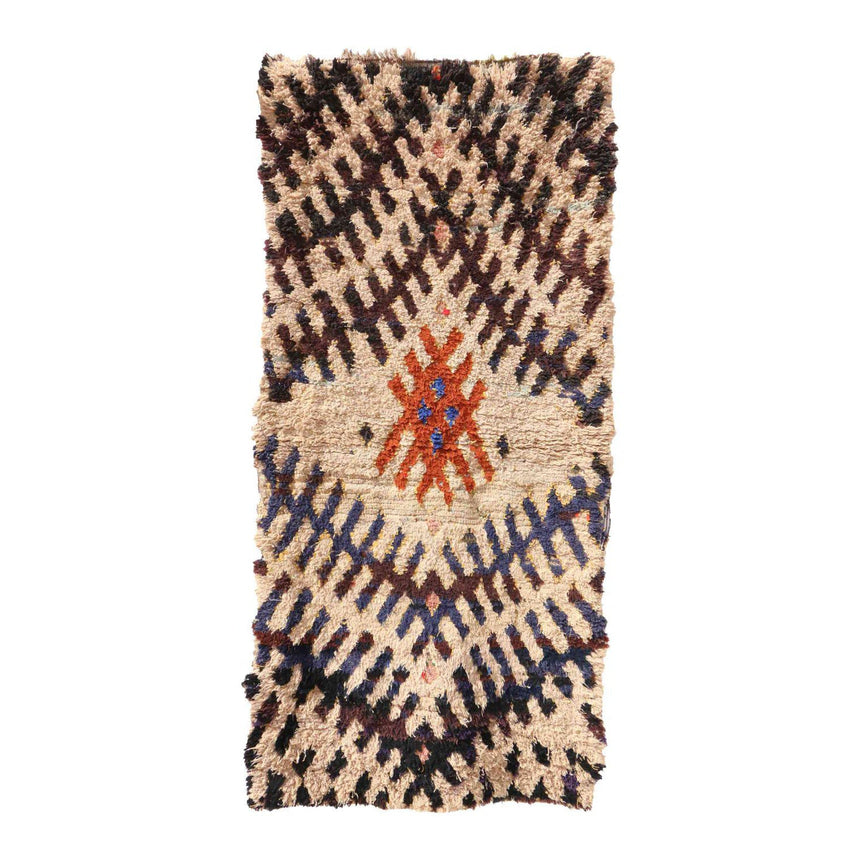 Tapis Berbere marocain pure laine 69 x 151 cm_VENDU - AFKliving