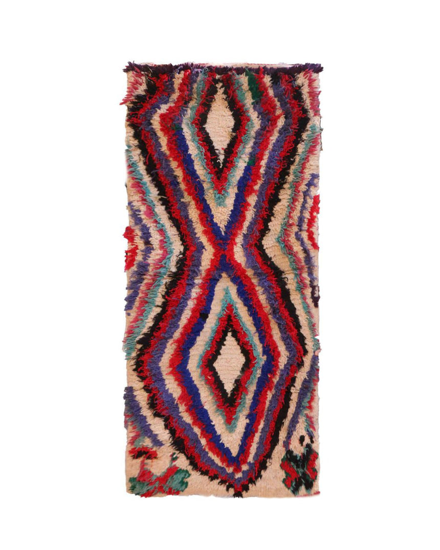 Tapis Berbere marocain pure laine 71 x 156 cm - AFKliving