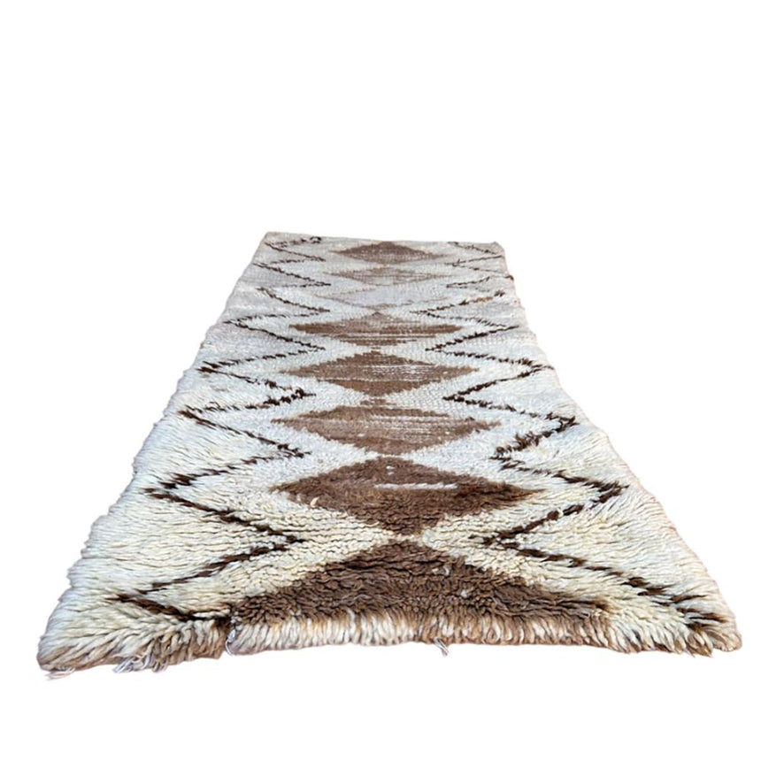 Tapis Berbere marocain pure laine 72 x 168 cm - AFKliving