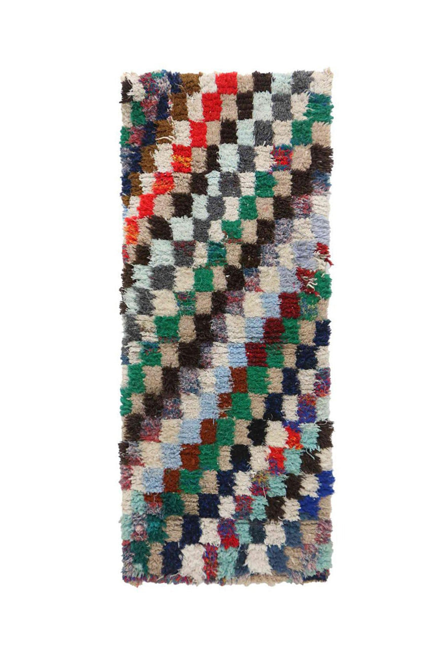 Tapis Berbere marocain pure laine 73 x 172 cm - AFKliving