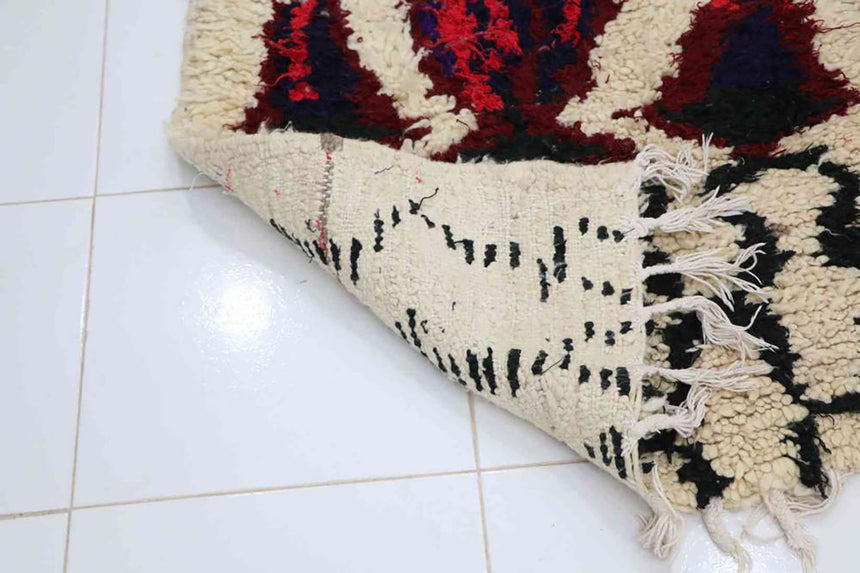 Tapis Berbere marocain pure laine 78 x 149 cm - AFKliving