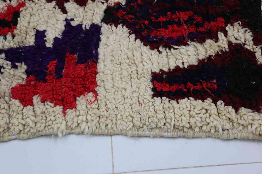 Tapis Berbere marocain pure laine 78 x 149 cm - AFKliving