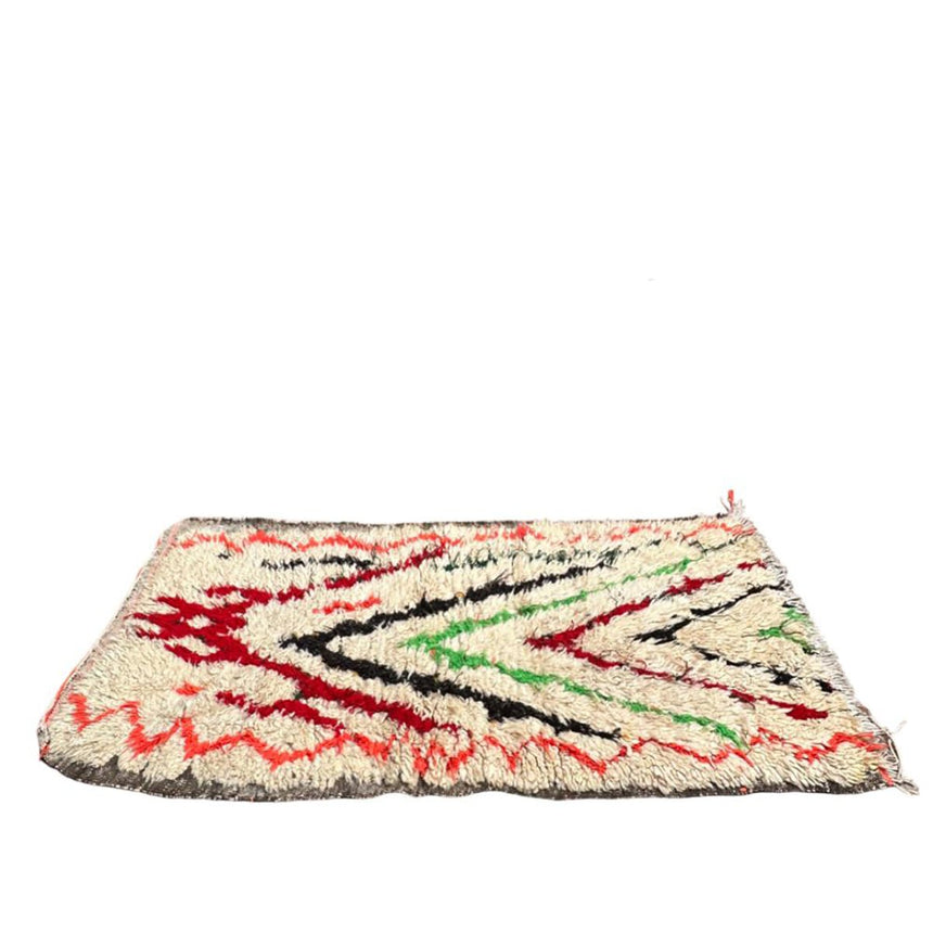 Tapis Berbere marocain pure laine 80 x 150 cm - AFKliving