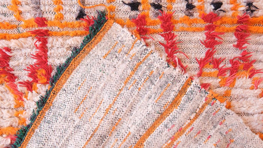 Tapis Berbere marocain pure laine 80 x 186 cm - AFKliving