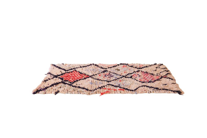 Tapis Berbere marocain pure laine 85 x 172 cm - AFKliving