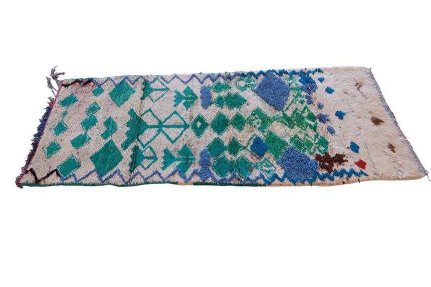 Tapis Berbere marocain pure laine 91 x 249 cm - AFKliving