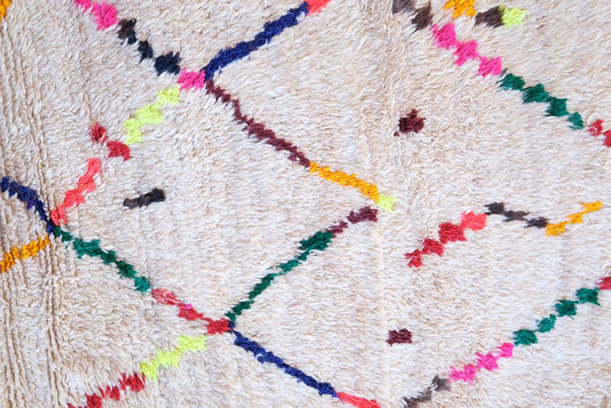 Tapis Berbere marocain pure laine 93 x 284 cm - AFKliving
