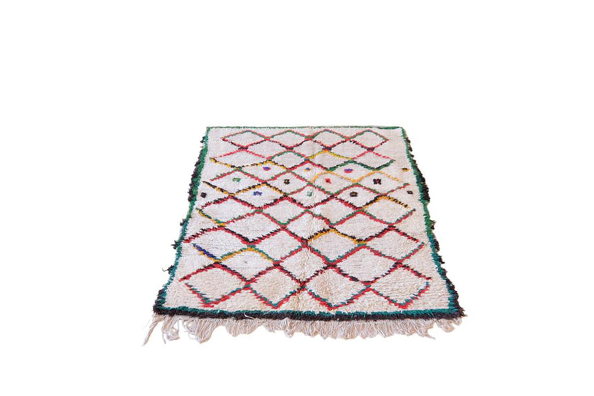 Tapis Berbere marocain pure laine 99 x 157 cm - AFKliving