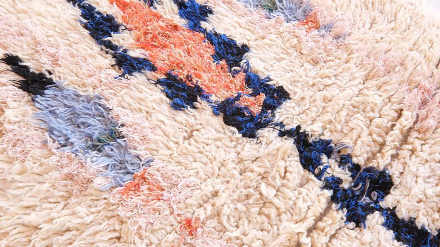 Tapis de couloir Berbere marocain pure laine 66 x 160 cm - AFKliving